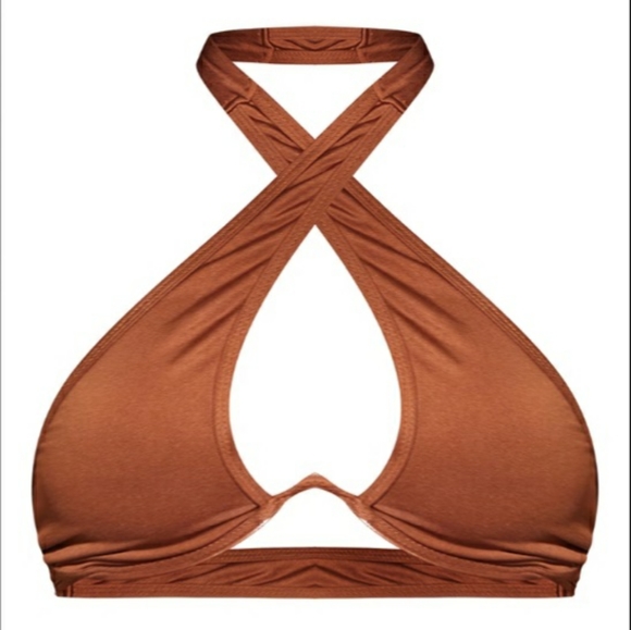Underwire Cross Front Bikini Top - Picture 5 of 6